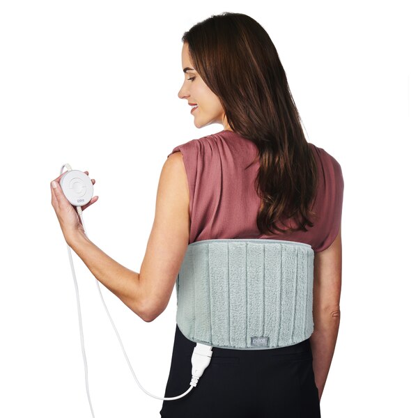 Pure Enrichment PureRadiance Lumbar & Abdominal Luxury Heating Pad, Aquamarine
