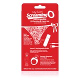 My Secret Screaming O Charged Remote Control Panty Vibe, Red, thumbnail image
