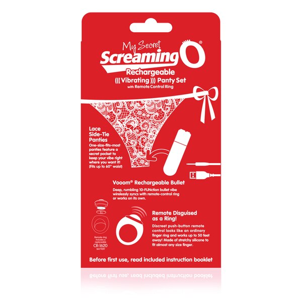 My Secret Screaming O Charged Remote Control Panty Vibe, Red
