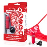 My Secret Screaming O Charged Remote Control Panty Vibe, Red, thumbnail image