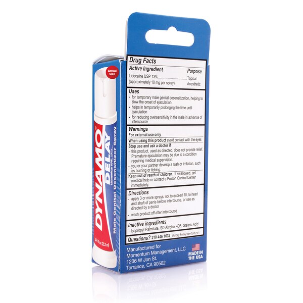 Dynamo Delay Male Desensitizing Spray with 270+ Sprays Per Bottle
