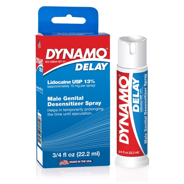 Dynamo Delay Male Desensitizing Spray with 270+ Sprays Per Bottle