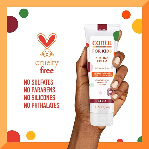 Cantu Kids Curling Cream, 8 OZ