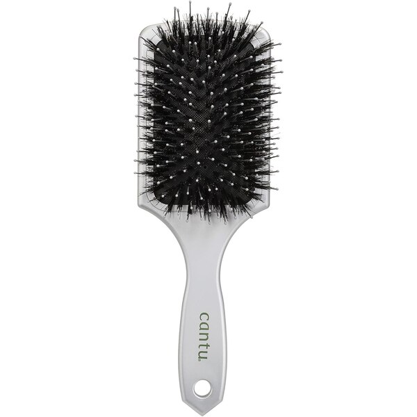 Cantu Smooth Thick Paddle Hair Brush, Grey