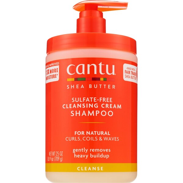Cantu Shea Butter Sulfate-Free Cleansing Cream Shampoo, 25 OZ