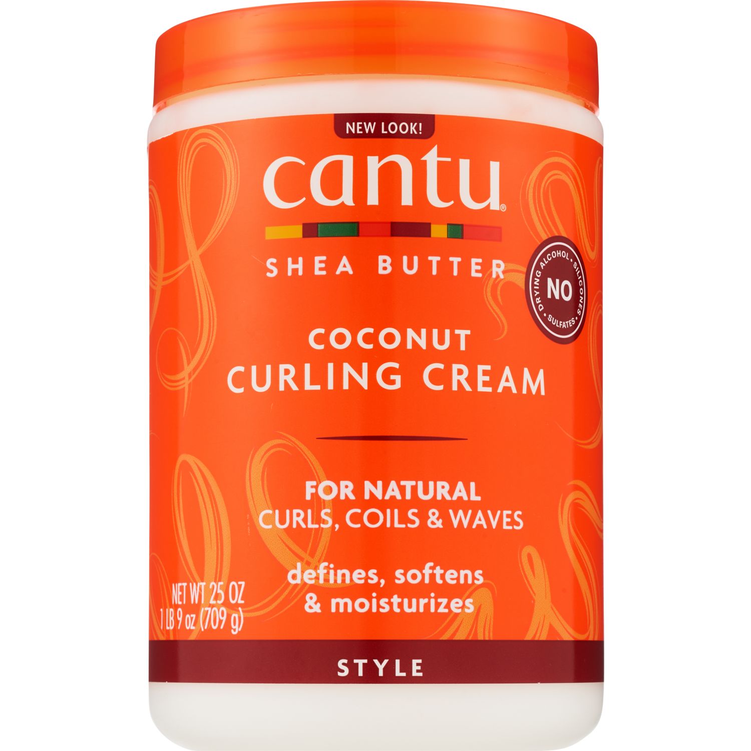 Cantu Shea Butter for Natural Hair Coconut Curling Cream, 25 OZ