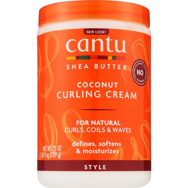 Cantu Shea Butter for Natural Hair Coconut Curling Cream, 25 OZ