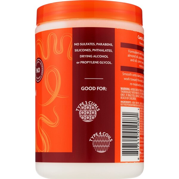 Cantu Shea Butter for Natural Hair Coconut Curling Cream, 25 OZ