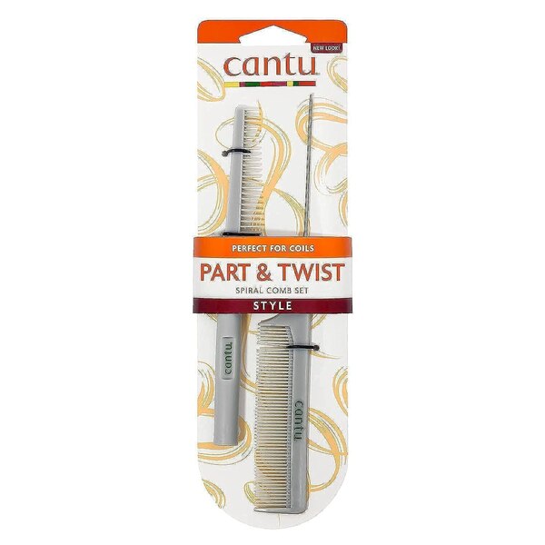 Cantu Part Twist Spiral Comb Set