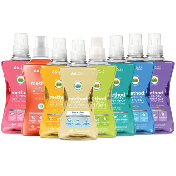 Method 4X Concentrated Liquid Laundry Detergent, 53.5 oz