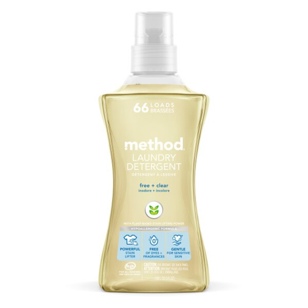 Method 4X Concentrated Liquid Laundry Detergent, 53.5 oz