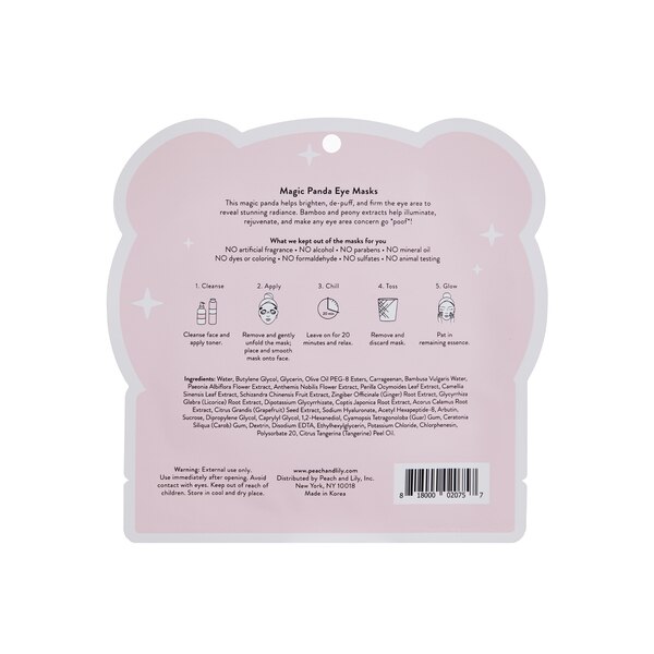 Peach Slices Magic Panda Eye Mask