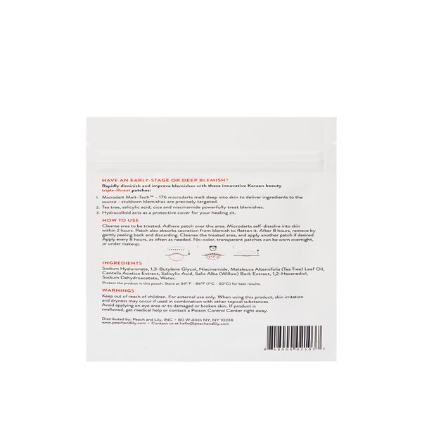 Peach Slices Deep Blemish Microdarts, 9CT