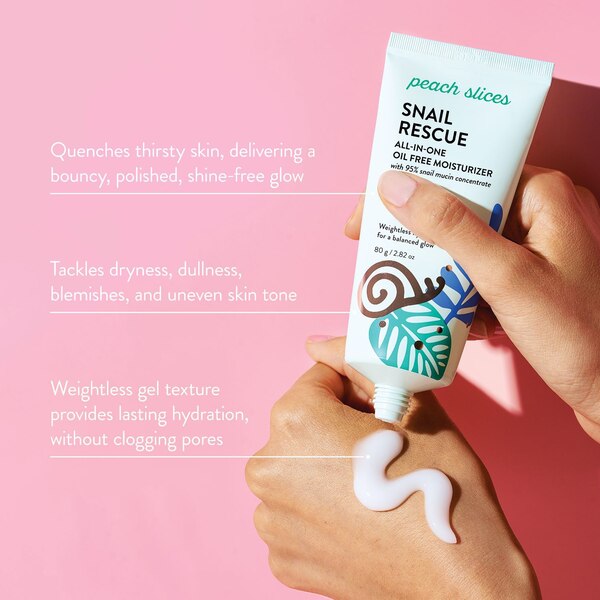 Peach Slices Snail Rescue Oil Free Moisturizer