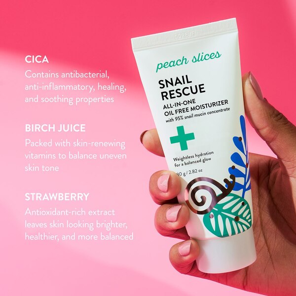 Peach Slices Snail Rescue Oil Free Moisturizer