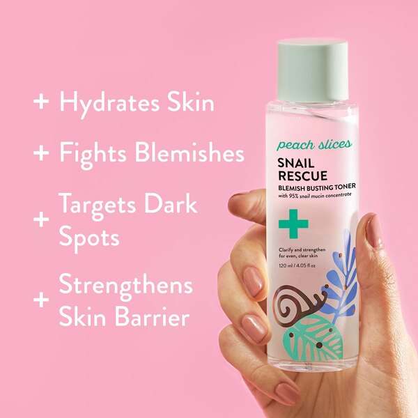 Peach Slices Snail Rescue Blemish Busting Toner