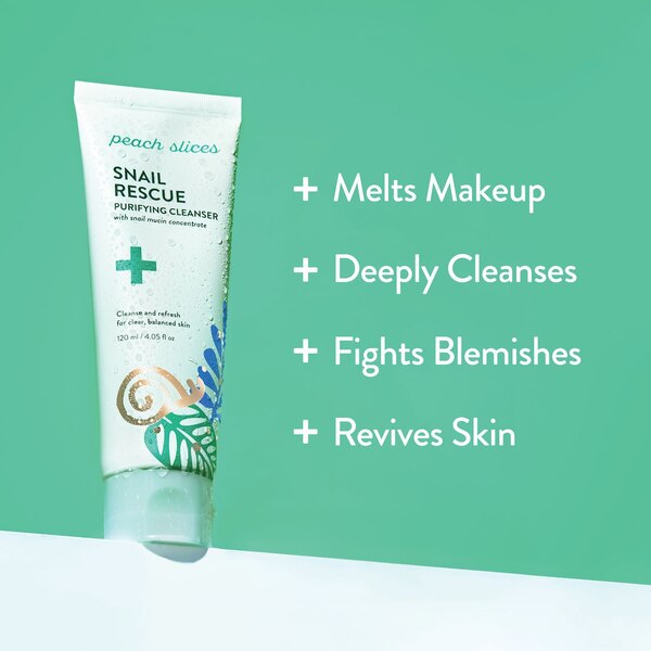 Peach Slices Snail Rescue Purifying Cleanser