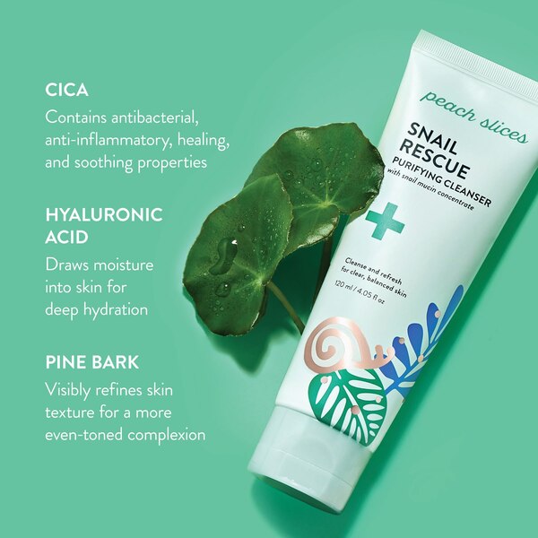 Peach Slices Snail Rescue Purifying Cleanser