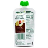 Sprout Organics Stage 2 Pouch Strawberry, Pear & Banana, thumbnail image 2 of 4