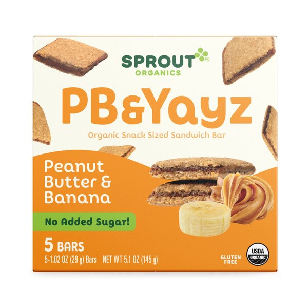 Sprout Organics PB & Yayz Peanut Butter & Banana Bars
