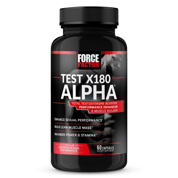Force Factor Test X180 Alpha, 60 CT