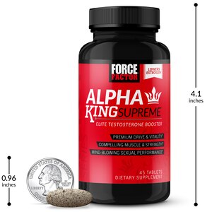Force Factor Alpha King Supreme Testosterone Booster, 45 CT