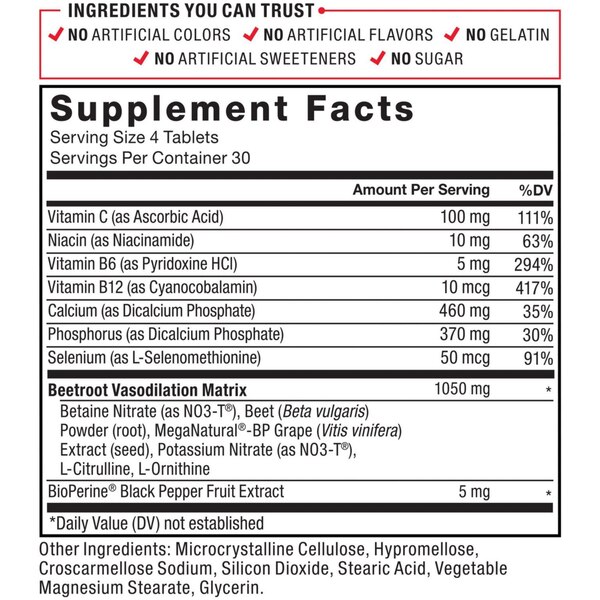 Force Factor Total Beets Tablets, 120 CT