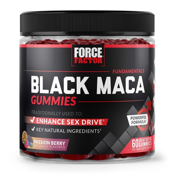 Force Factor Black Maca Gummies, 60 CT