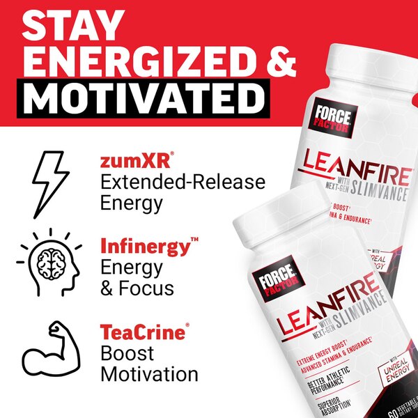 Force Factor Lean Fire Capsules, 60 CT