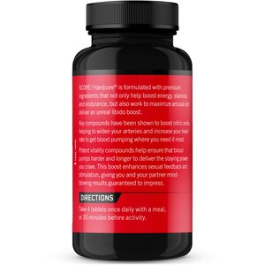 Force Factor SCORE! Hardcore, Performance & Libido Intensifier, 60 CT