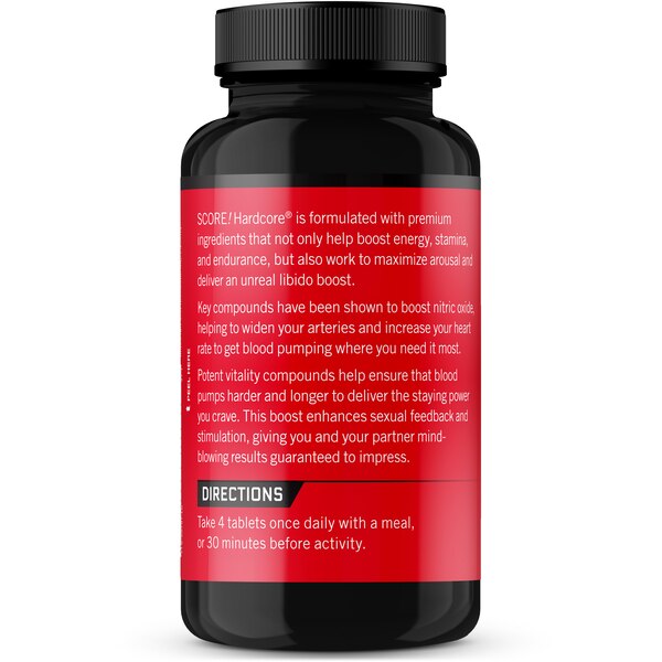Force Factor SCORE! Hardcore, Performance & Libido Intensifier, 60 CT