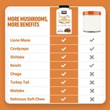 Force Factor, Modern Mushrooms Soft Chews, Cinnamon Roll, 60 CT, thumbnail image