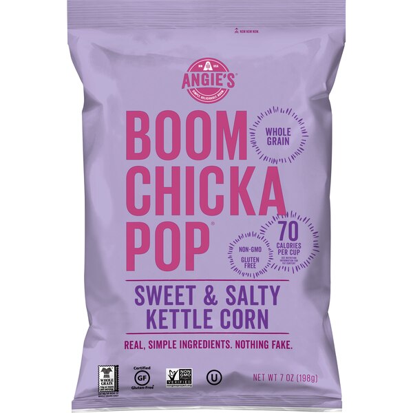 Angie's Boomchickapop Sweet & Salty Kettle Corn Popcorn, 7 oz