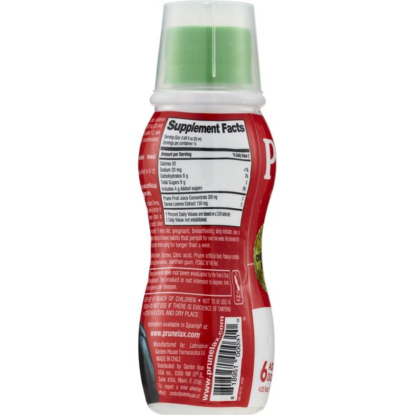 Prunelax Ciruelax Adult Liquid Laxative, Regular Strength, 4.05 OZ