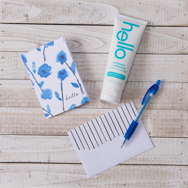 hello Antiplaque and Whitening Fluoride-Free Toothpaste, Natural Peppermint with Tea Tree and Coconut Oil, 4.7 OZ