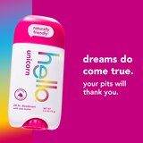 hello Unicorn Aluminum Free 24-Hour Deodorant Stick, Shea Butter, 2.6 OZ, thumbnail image