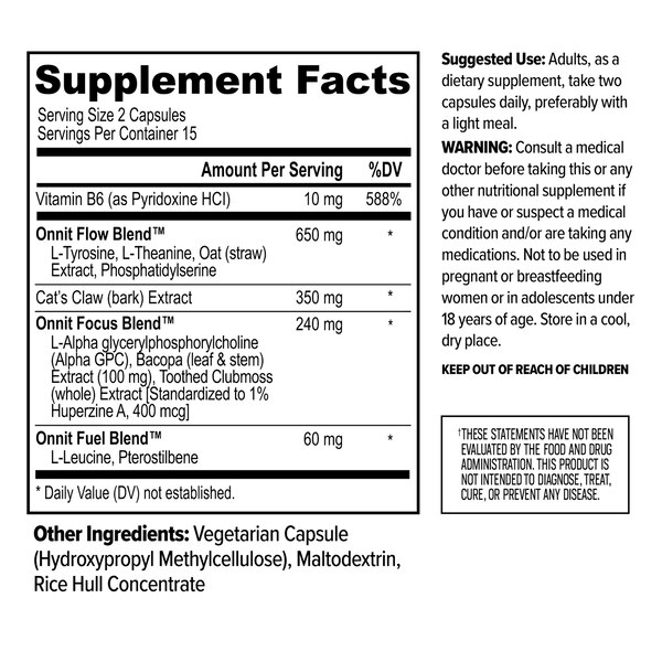 Onnit Labs Alpha Brain Capsules, 30 CT