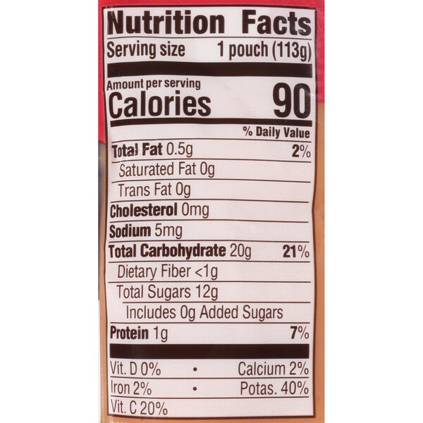 HappyBaby Organic Bananas, Raspberries & Oats Baby Food Pouch, 4 OZ