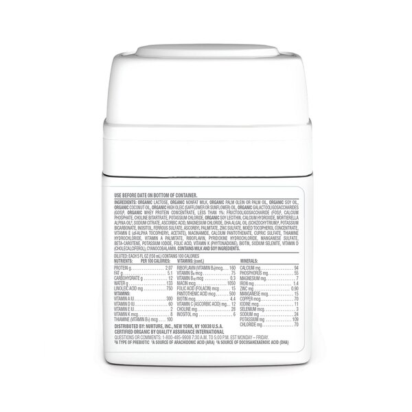Happy Baby Organic Stage 2 Infant Formula with Iron Powder, 21 OZ