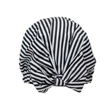 Kitsch Elevated Luxury Shower Cap, Stripe, thumbnail image