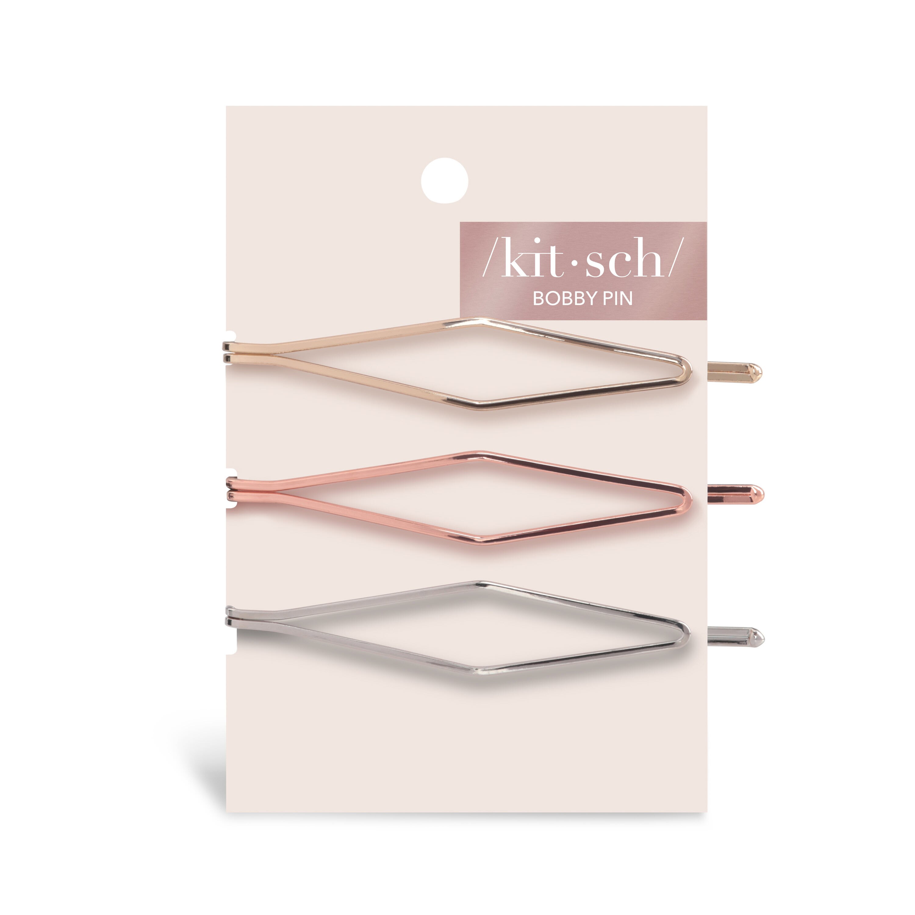 Kitsch Long Diamond Bobby Pins, 3CT