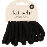 Kitsch Eco-Friendly Nylon Elastics 20pc set - Black	, thumbnail image