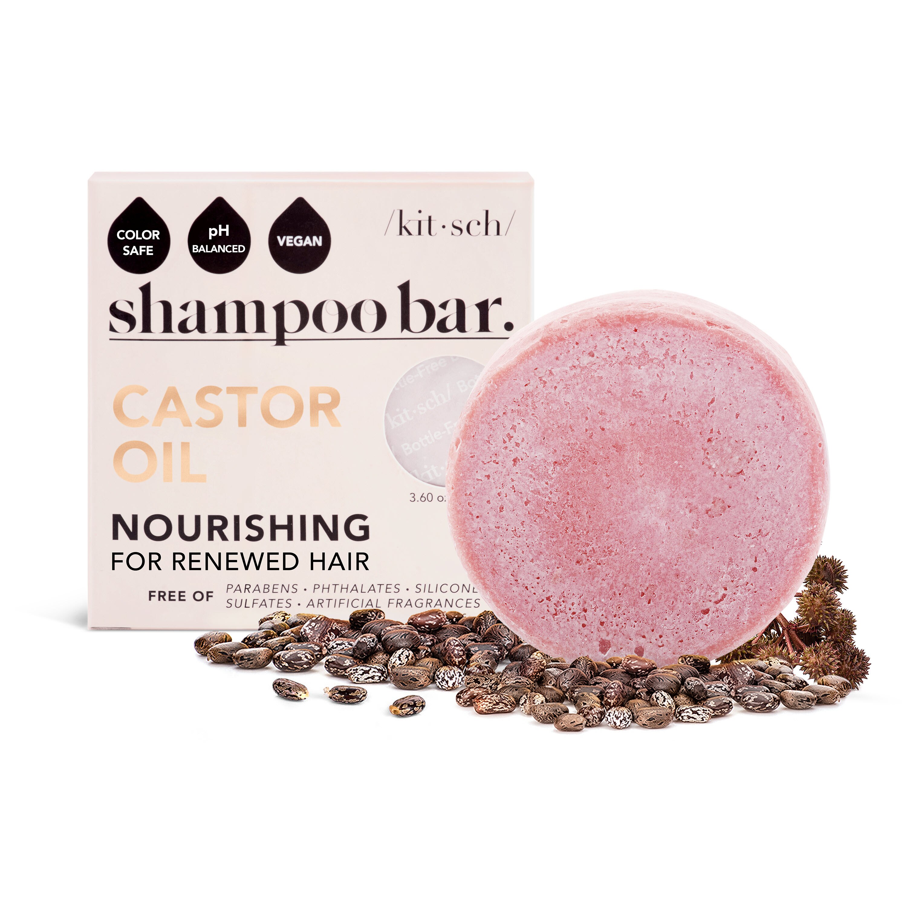 Kitsch Castor Oil Nourishing Shampoo Bar Pick Up In Store Today At Cvs