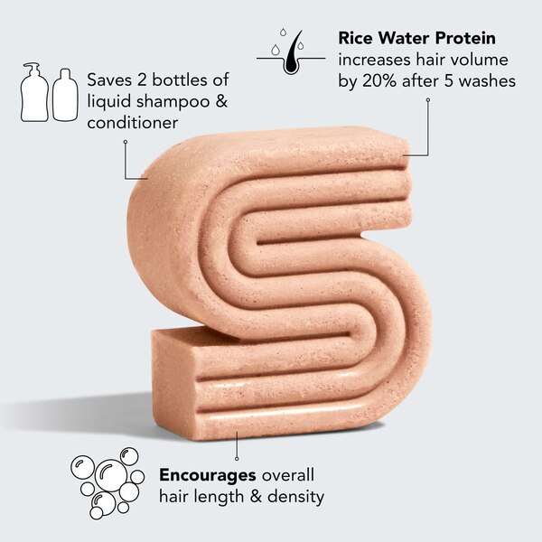 Kitsch Rice Water Protein Strengthening Shampoo Bar