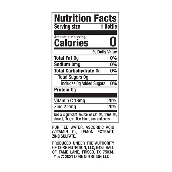 Core Hydration Plus Immunity, 24 OZ