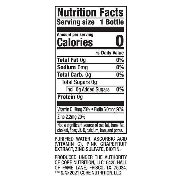 Core Hydration Plus Vibrance, 24 oz
