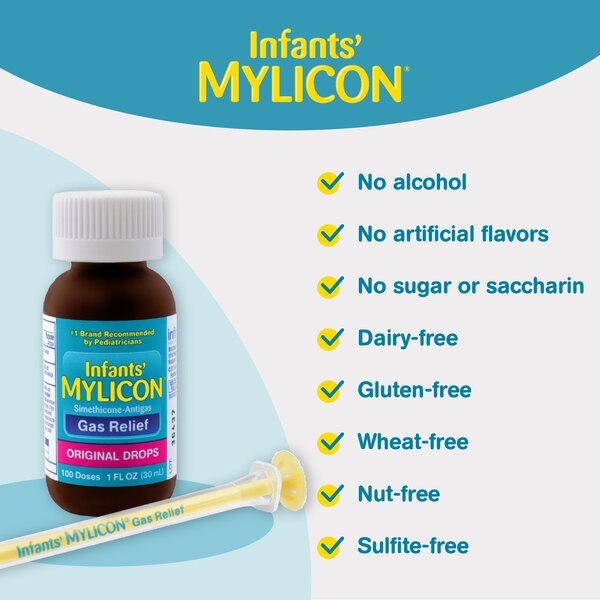 Mylicon Infant Gas Relief Drops Original, 1 OZ