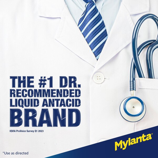 Mylanta Tonight Liquid Antacid + Anti-Gas Relief, Honey Chamomile, 12 FL OZ