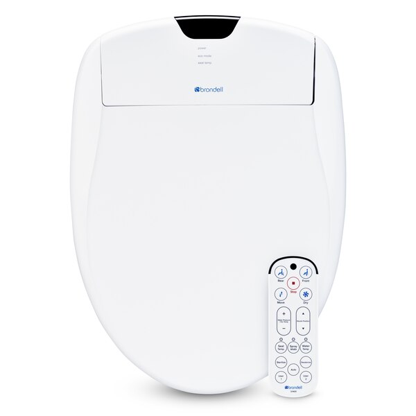 Brondell Swash 1400 Luxury Bidet Toilet Seat Elongated, White