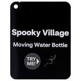 Spooky Village Moving Water Bottle, Assorted Styles, 12 in, thumbnail image